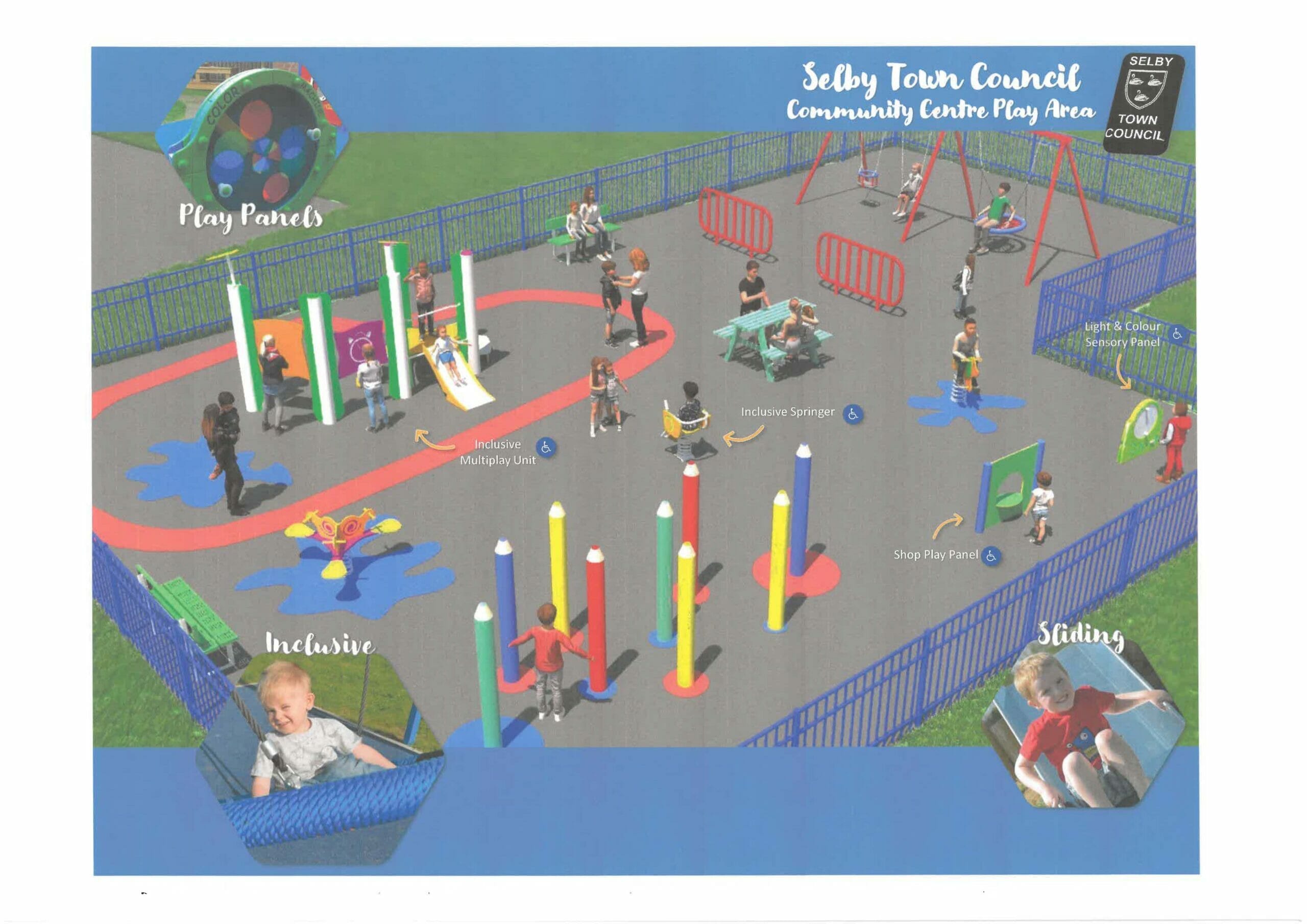 This photo is of a proposed play scheme
