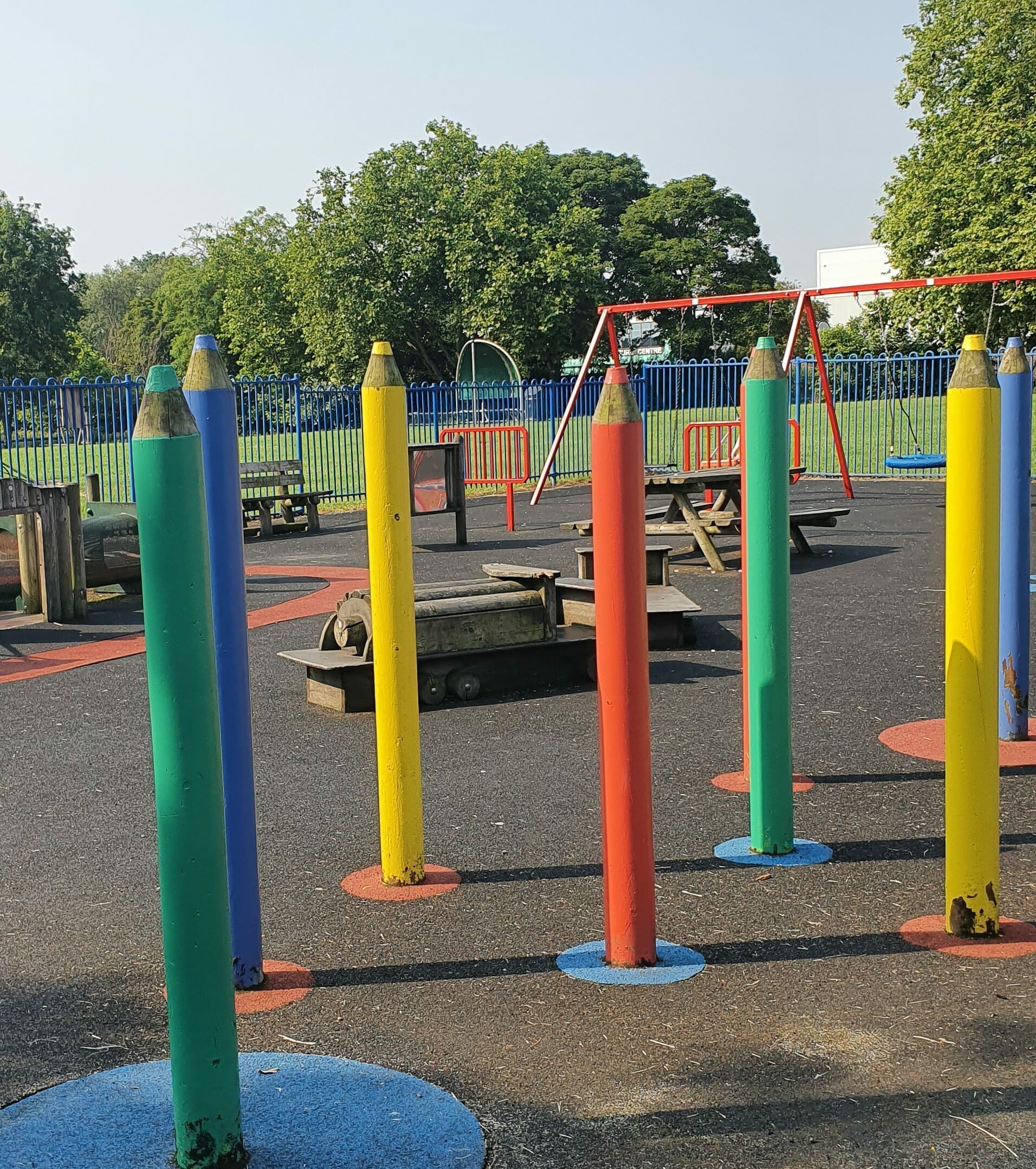 Young children's play equipment at the Community Centre