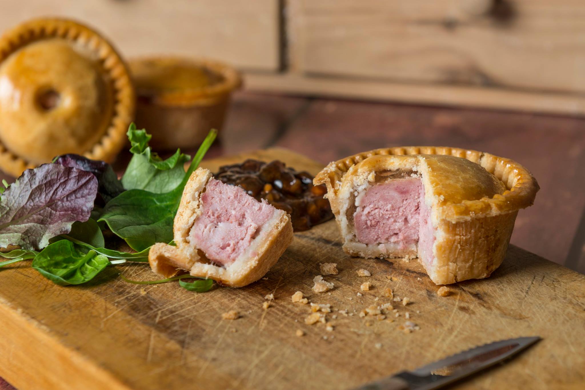This is a photo of Voakes Pork Pies