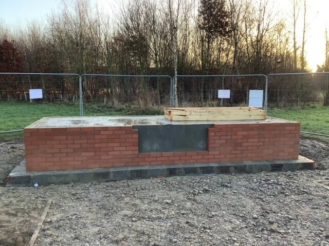 Miners Memorial Brickwork