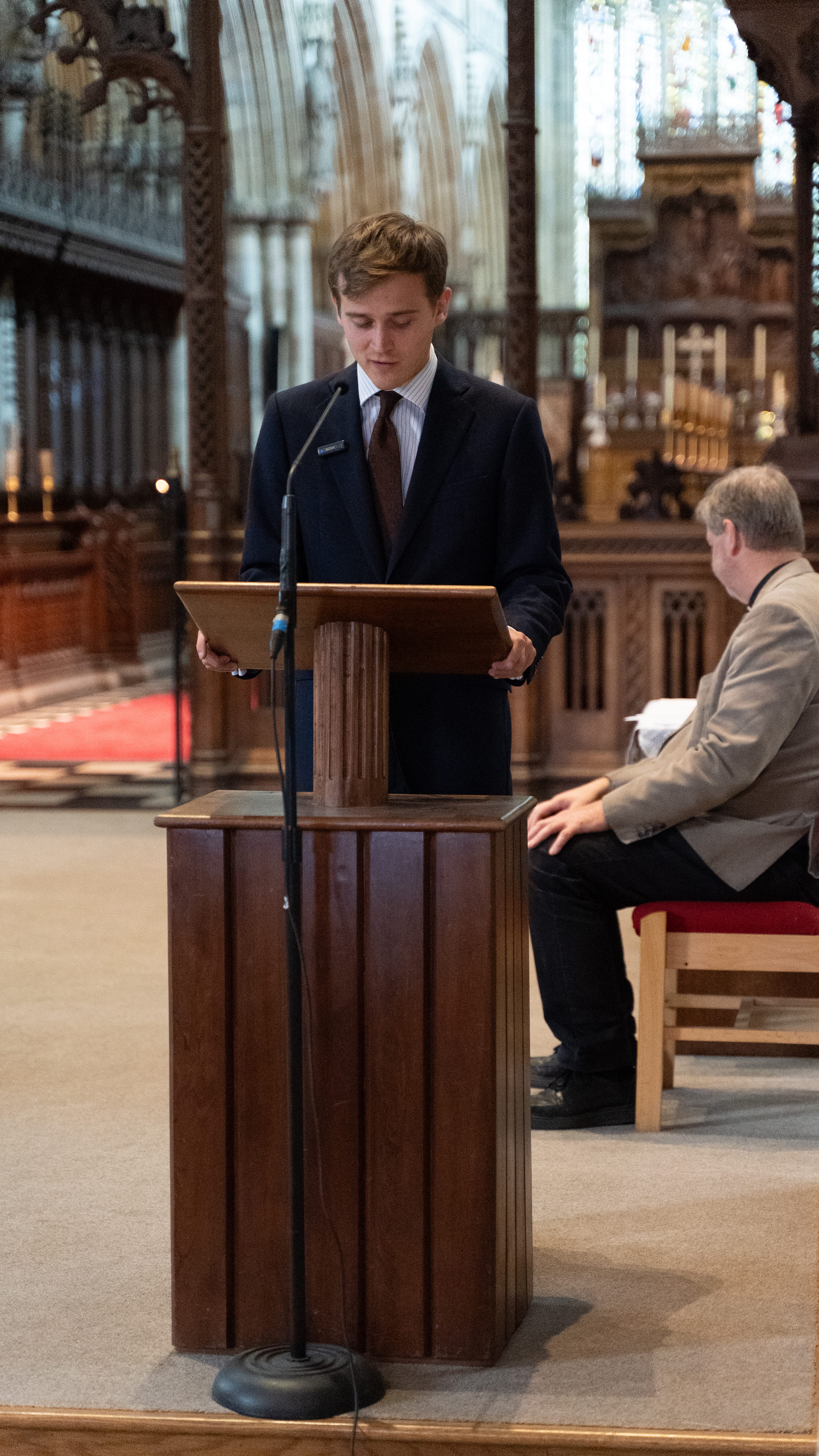 Photo of a man giving a speech