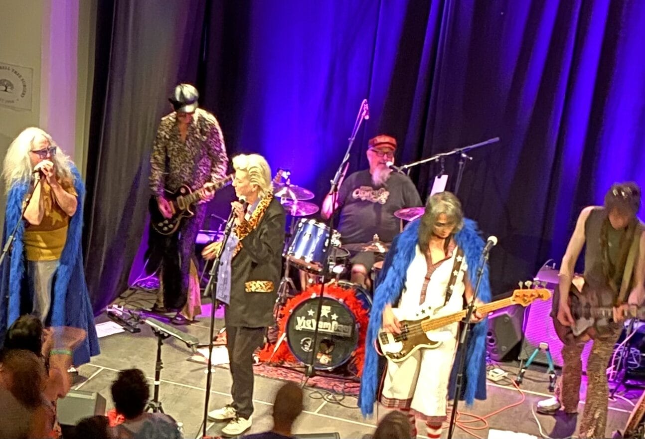 Photo of a band on stage