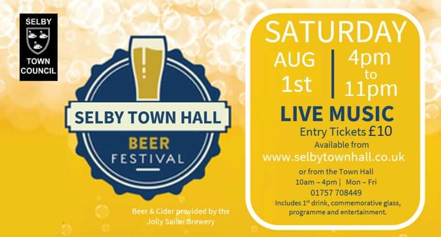 Poster advertising the beer festival