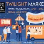 Poster advertising the twilight market
